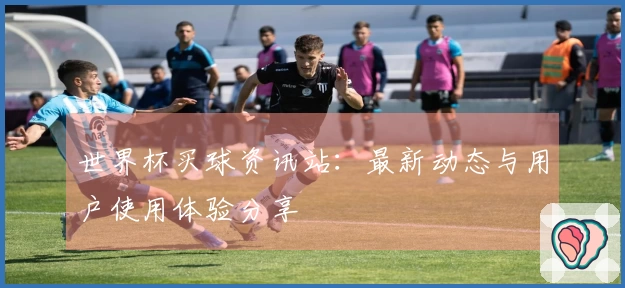 世界杯买球资讯站：最新动态与用户使用体验分享